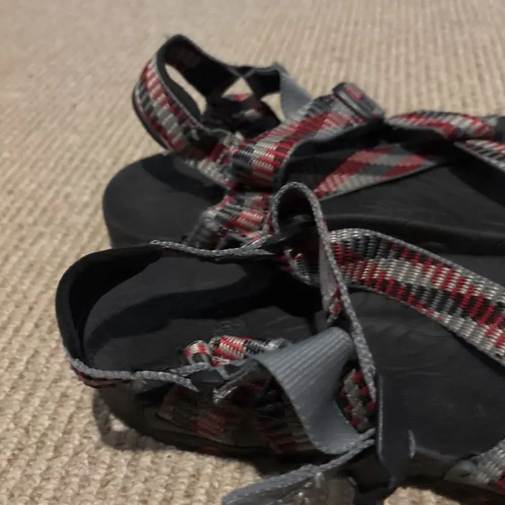 THE NORTH FACE Comfort Hiking Strappy Sandals Gray Orange Size men's US 12 - Picture 9 of 16